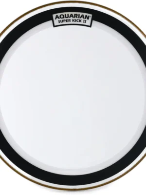 Aquarian Superkick II Clear Bass Drumhead - 22 inches